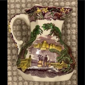 Rare Mason’s Vista vintage pitcher in rare purple